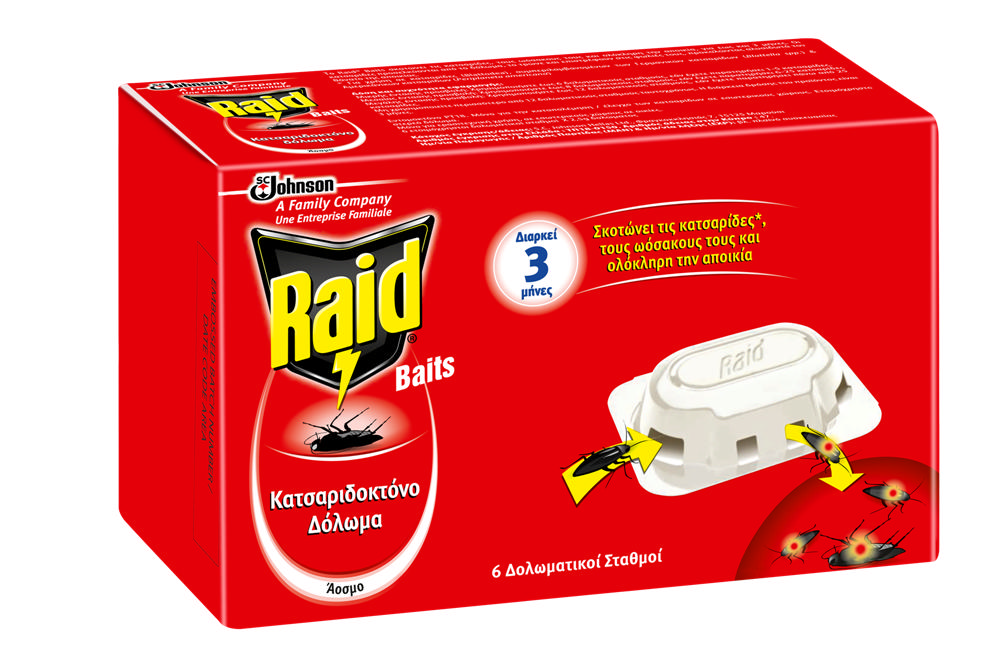 Raid Hamam Böceği Tuzakları 6 Adet