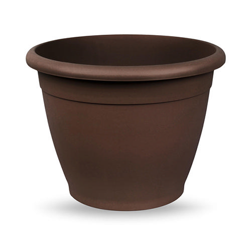 Veca Plastik Saksı Yuvarlak 20X15Cm Bronz