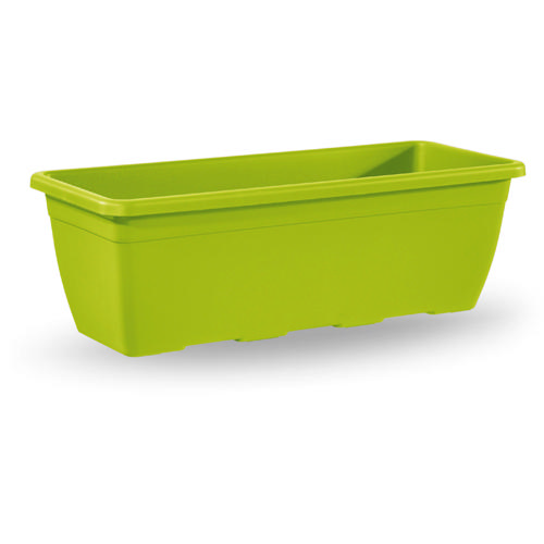 Veca Plastik Dikdörtgen Saksı 30X14.6X12Cm Yeşil