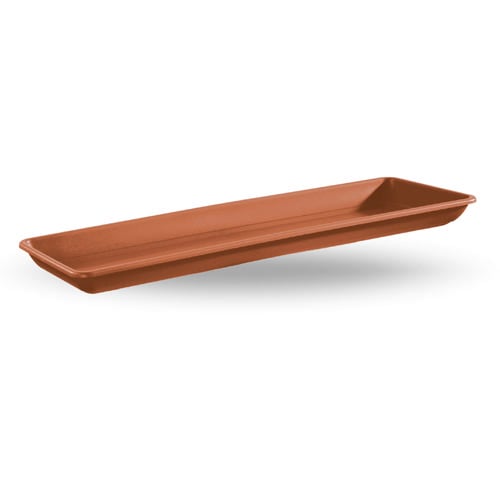Veca Plastik Dikdörtgen Tabak 80X20Cm Terracotta