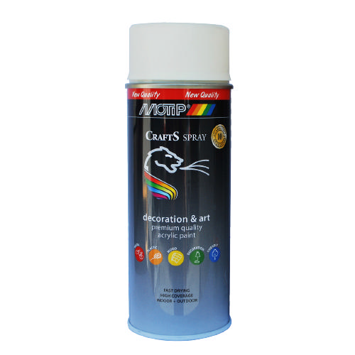 Motip Crafts Mat Beyaz Ral-9010