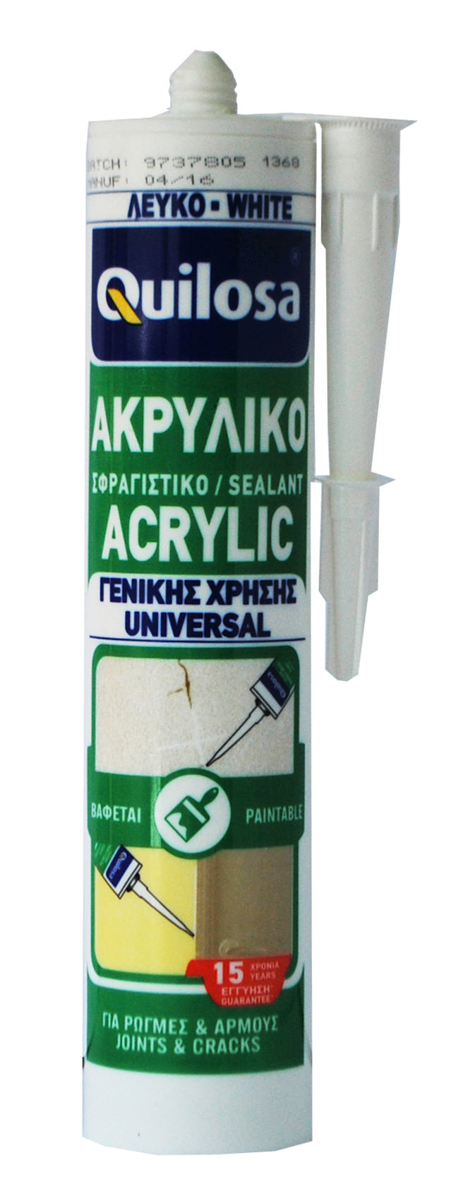 Quilosa Universal Akrilik Dekoratör Caulk Beyaz 300Ml