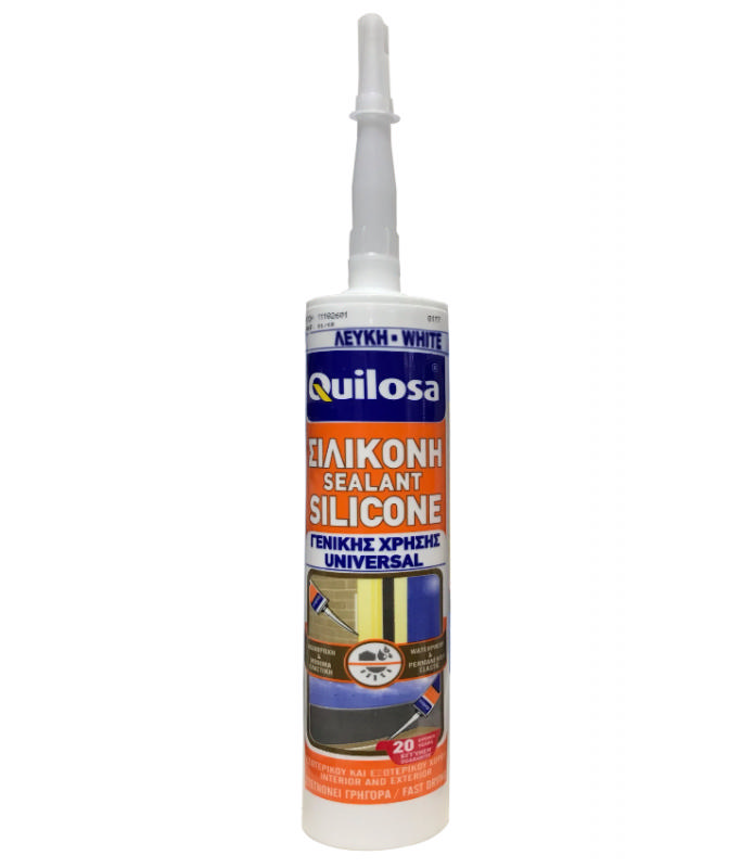 Quilosa Evrensel Silikon Dolgu Beyaz 280Ml