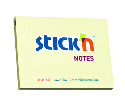 Stick'N 76X101Mm 100 Adet Sarı