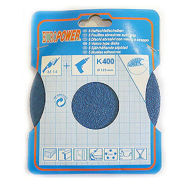 Zımpara Kağıdı K400 125Mm 5'li Paket