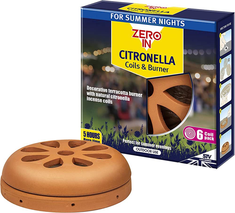 Zero In 6'lı Citronella Terrakota Brülör & Bobin