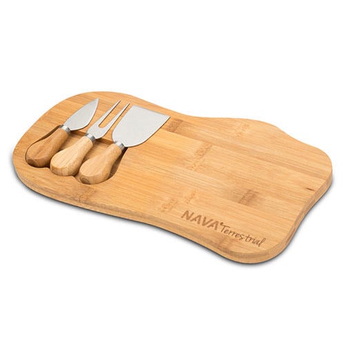 Nava Terrestrial Bambu Peynir Kesme Tahtası 33Cm