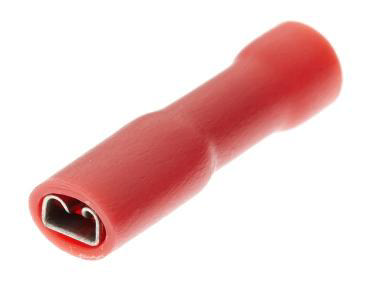 Eltech 10 Adet İzoleli Terminal 6,35X0,8Mm Kırmızı