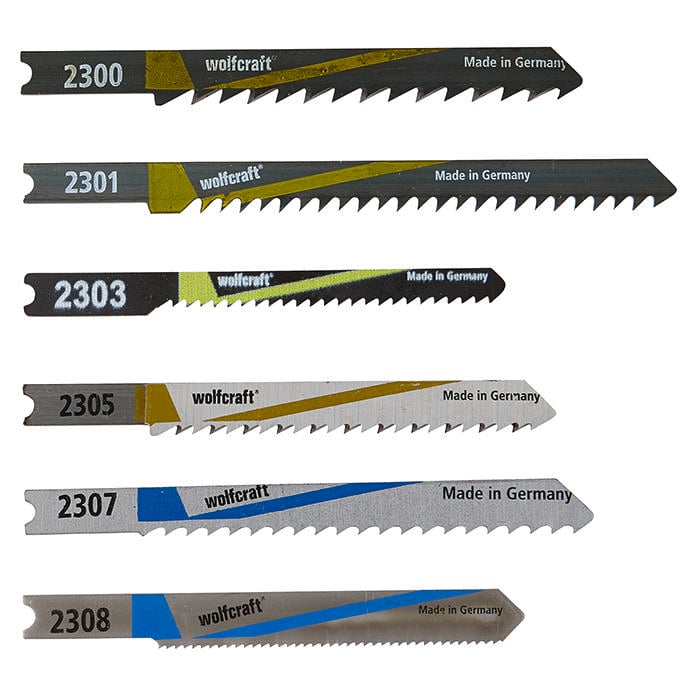 Wolfcraft 1 Dekupaj Testeresi Bıçak Kutusu Set, 10 Adet