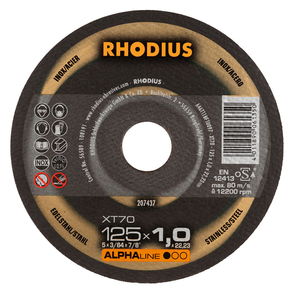 Rhodius Xt70 Kesme Diski 115X1,0X22,23Mm