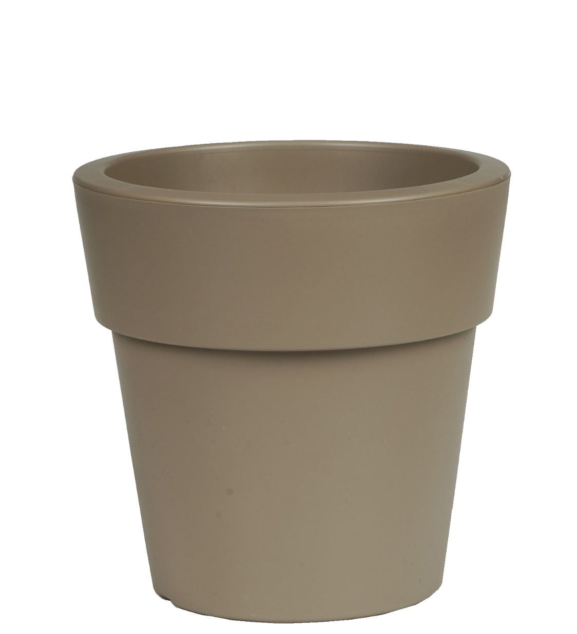 Viomes Linea Yuvarlak Alçak Saksı 40X37,5Cm 30Ltr Bronz