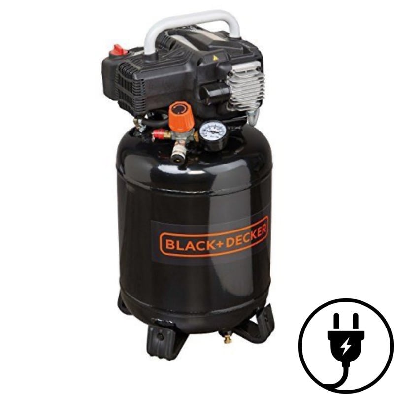 Black & Decker Bd195/24V-Nk Yağsız Hava Kompresörü 1,5Hp 24L 10Bar