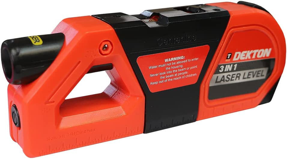 Dekton Dt55190 3'ü 1 Arada Lazer Tesviye Aleti ve Ölçüm Cihazı 240V