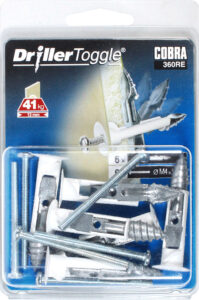 Cobra 360Re DrillerToggle 4Mm X 50Mm (+Civata) 6Adet