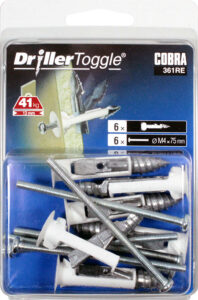 Cobra 361Re DrillerToggle 4Mm X 75Mm (+Civatalar) 6Adet