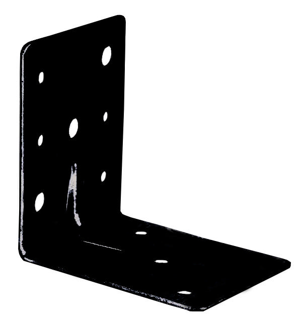 Reinforced Angle Νο 0712 90° 100Mm+100X78Mm Siyah