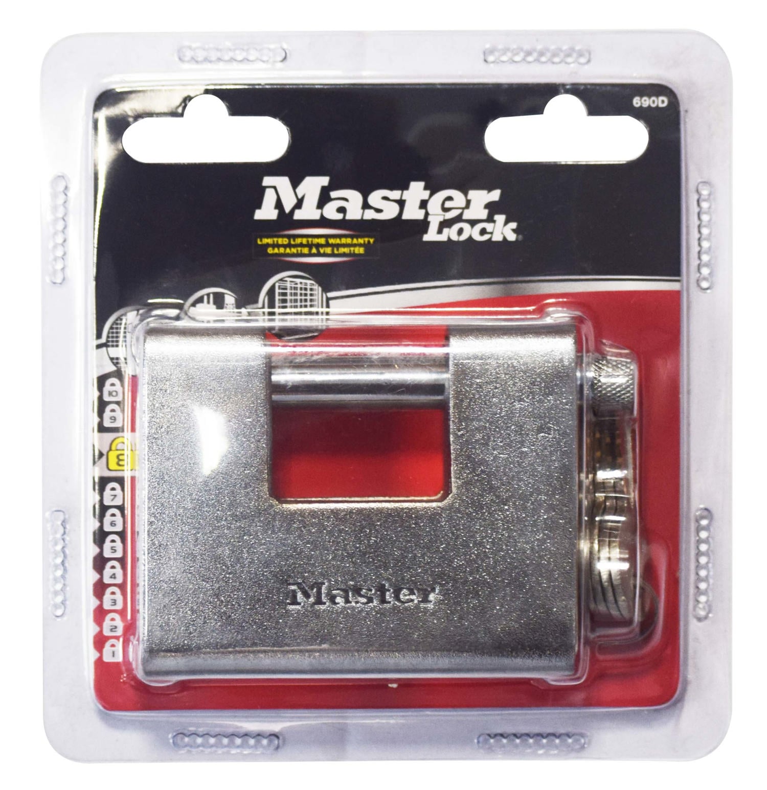 Masterlock Pirinç Dikdörtgen Zırhlı Asma Kilit 90Mm