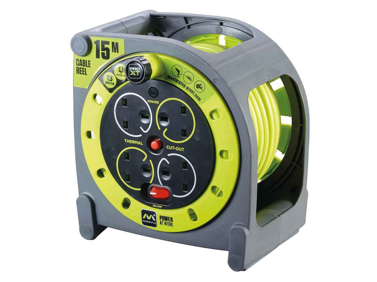 Bg Masterplug Kasalı Makara 13A 15 Metre