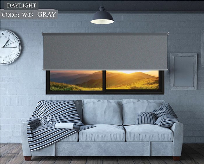 Stor Perde Gün Işığı Gri 150X160Cm