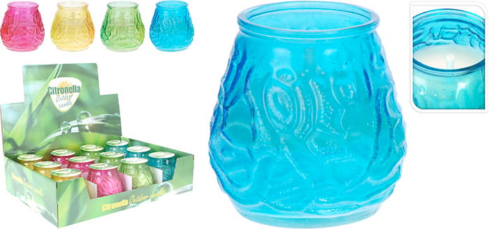 Citronella Cam İçinde Mum 4'lü Çeşit
