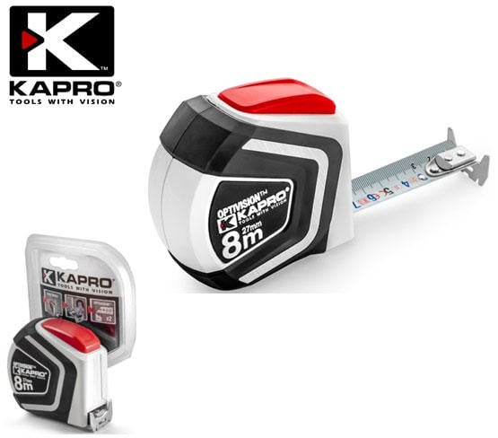Kapro Lastik Şerit Metre 8Mx25Mm