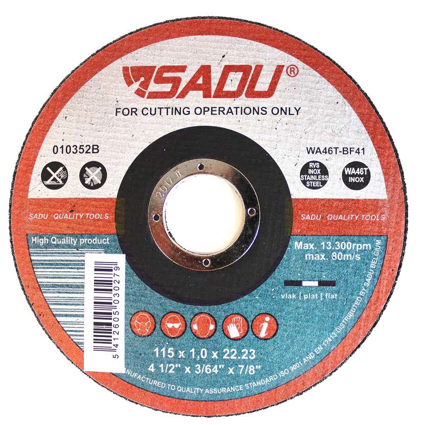 Sadu Inox Kesme Diski 115X1,0Mm