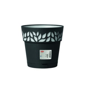 Stefanplast Cloe Saksı 25Cm Antrasit