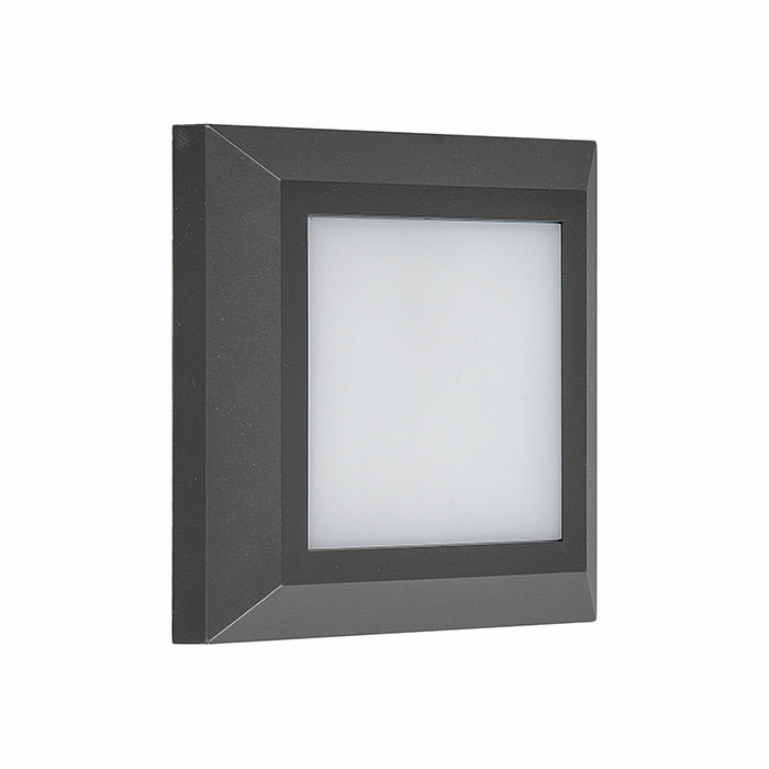 Sunlight Led 3.8W Duvar Işığı Kare 3Cct Ip65