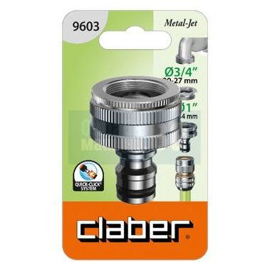 Claber 9603 Metal-Jet Bağlantı Parçası 1" - 3/4"