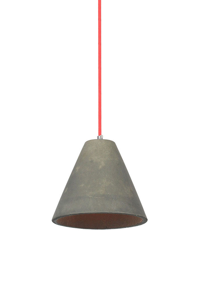 Sunlight 'Concrete' 1Xe14 (Max.40W) Masa Lambası Gri Ø200Xh1370Mm
