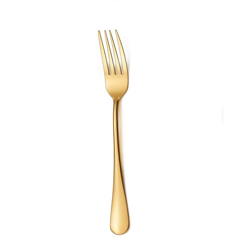 Dinox Nis Gold Yemek Çatalı 3Mm