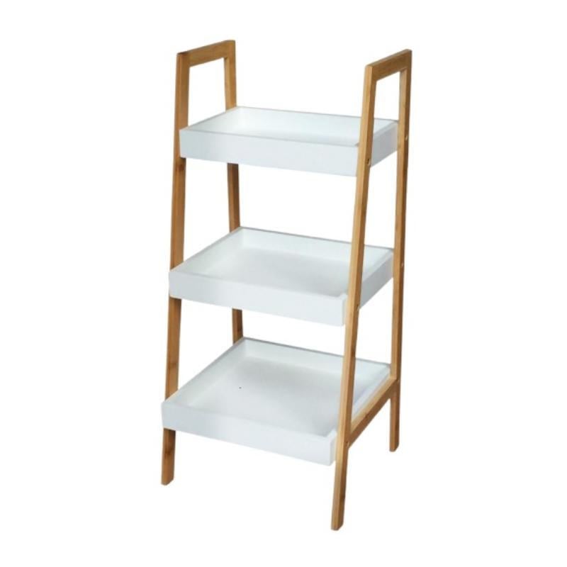 Tokyo 3 Katlı Raf MDF+Bambu