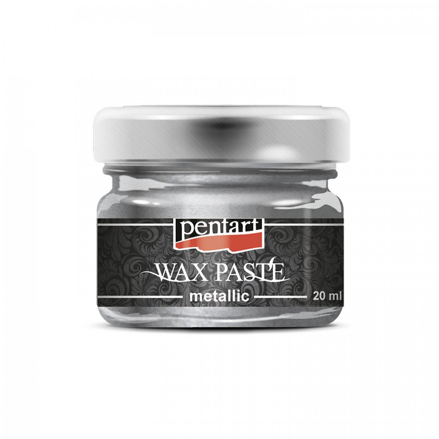 Pentart Metalik Wax Pasta 20Ml Gümüş