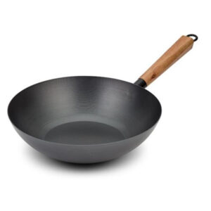 Nava Kanton Mukavemeti Karbon Çelik Wok 30Cm