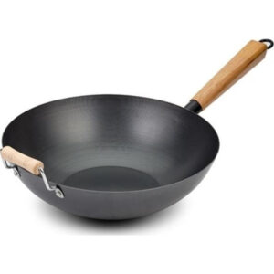 Nava Cantonese Karbon Çelik Wok 32Cm