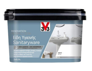 V33 Beyaz Yarı Mat Hijyenik Yenileme 1L
