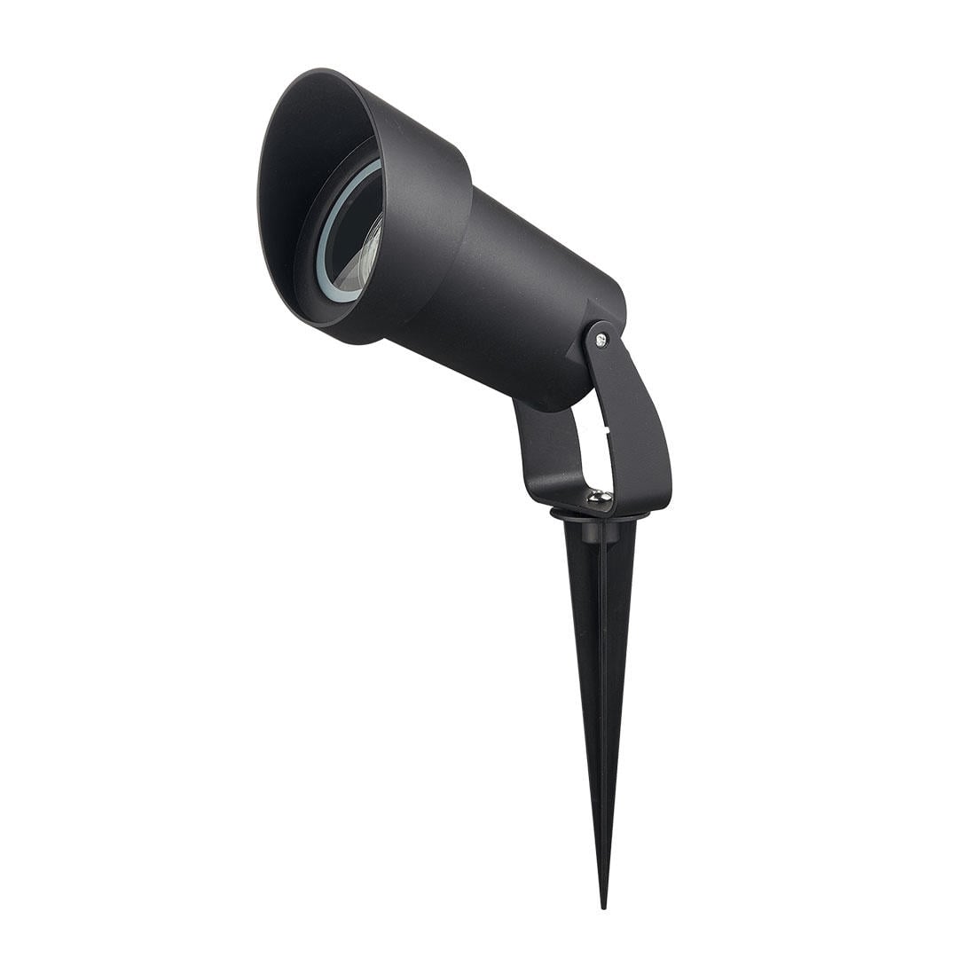 Sunlight 1Xgu10 (Max.10W) Bahçe Aydınlatması Siyah Ip65 Ø86Χh228Mm