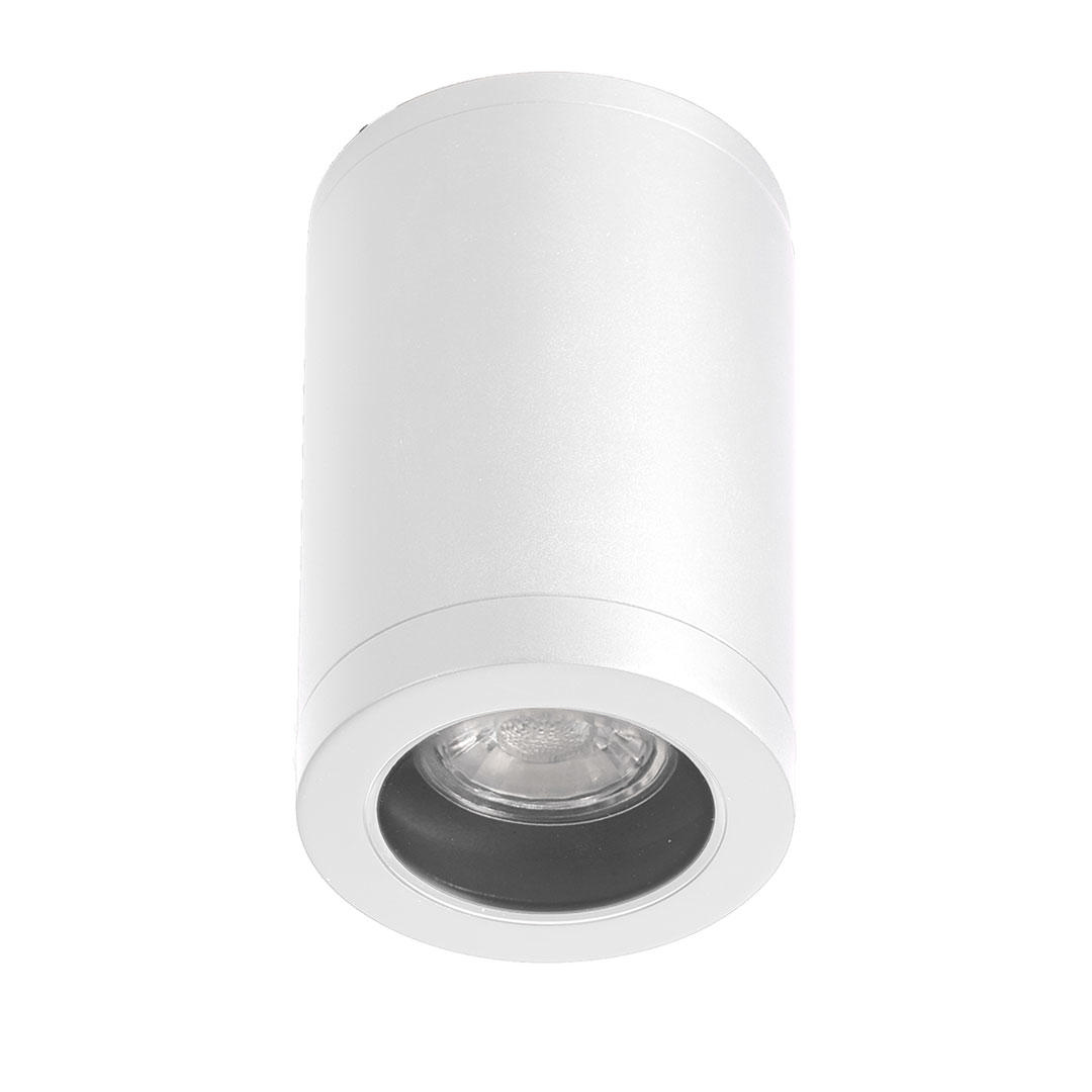 Sunlight 1Xgu10 (Maks.10W) Silindirik Tavan Işığı Beyaz Ip54 Beyaz Ø90Xh140Mm