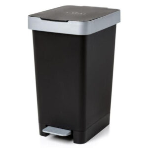 Tatay Smart Pedal Bin 25L - Siyah/Gümüş