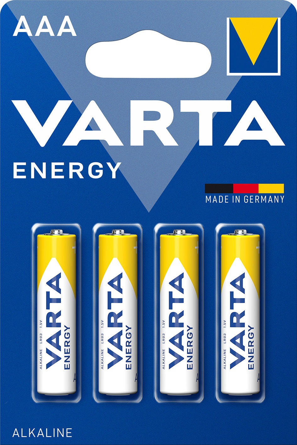 Varta Energy Alkalin Piller Aaa, Micro, Lr03, 1,5V, 4'lü Paket