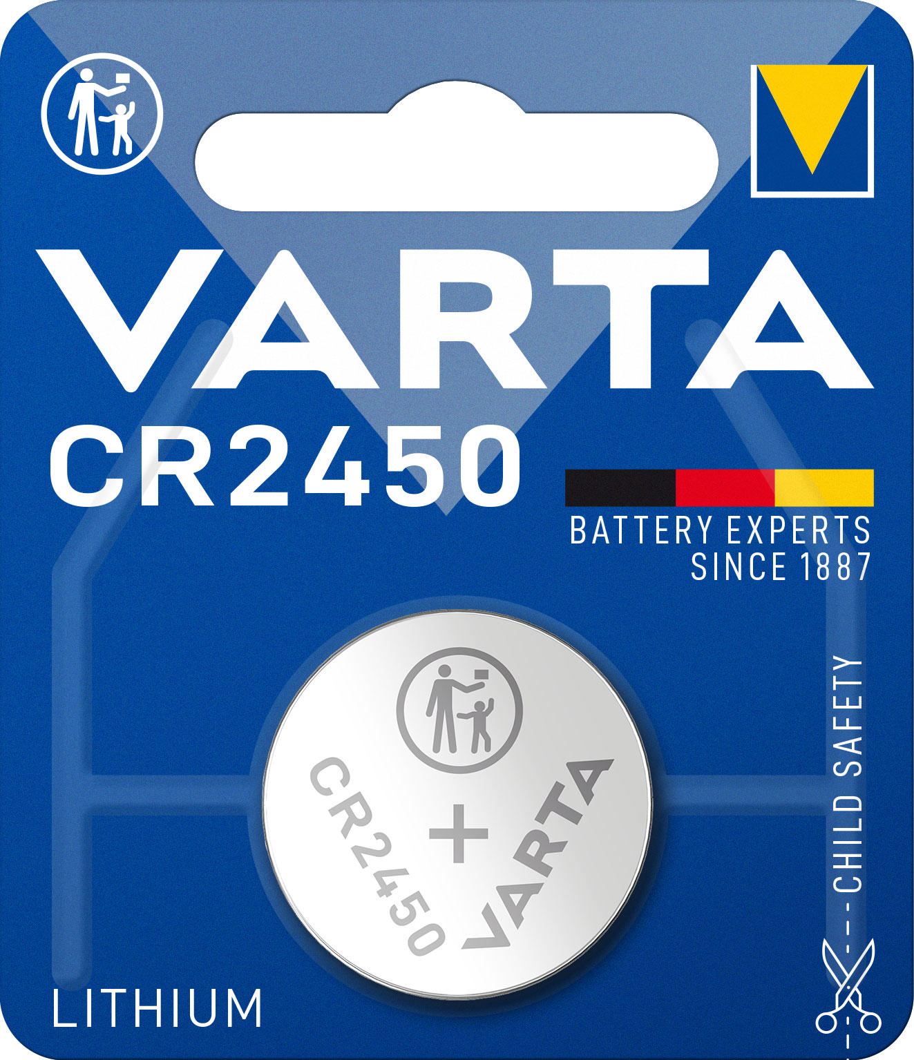 Varta Lithium Coin Cr2450 (Düğme Pil, 3V) 1'li Paket