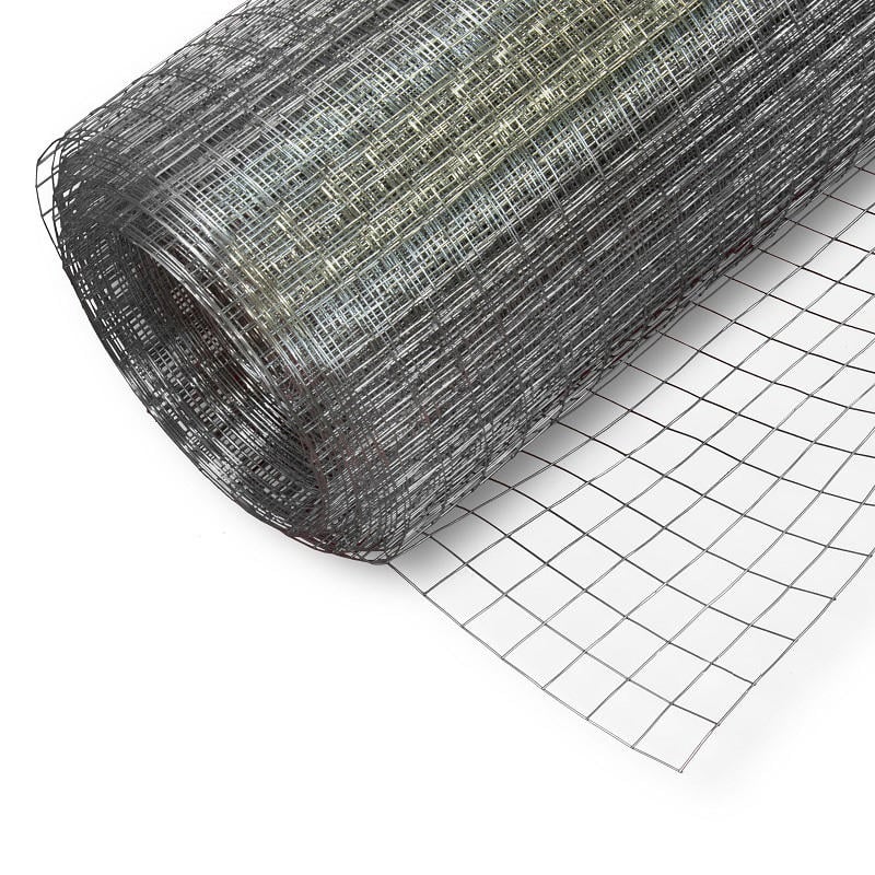 Galvanizli Kare Kafes Teli 101Cmx2.5M 12.7Mm Mini Rulo