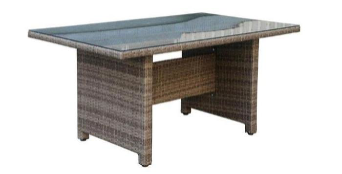 Antria Yemek Masası 145X85X68Cm - Kahverengi
