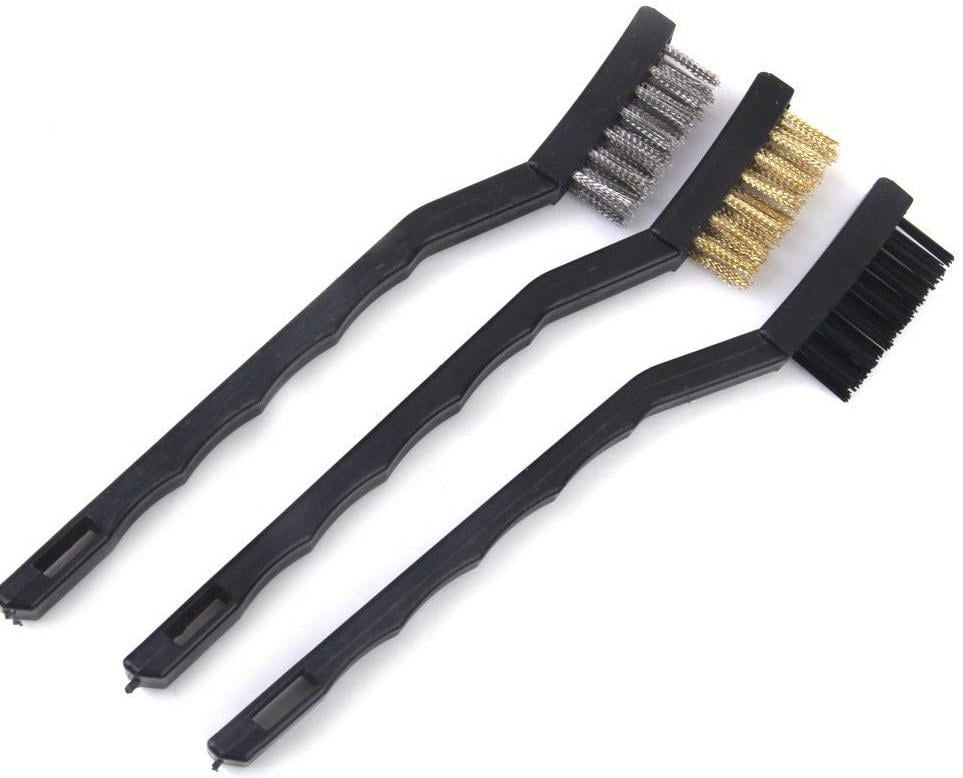 Crownman 3'lü Set Mini Tel Fırçalar