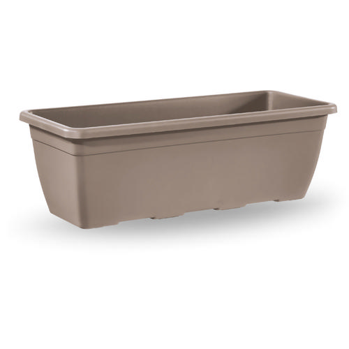Veca Plastik Saksı Dikdörtgen 30X14.6X12Cm Açık Gri