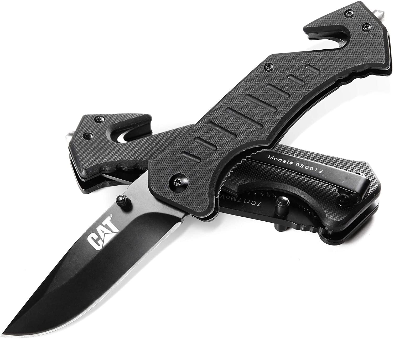 Cat 20,3Cm Aşağı Noktalı Katlanır Bıçak