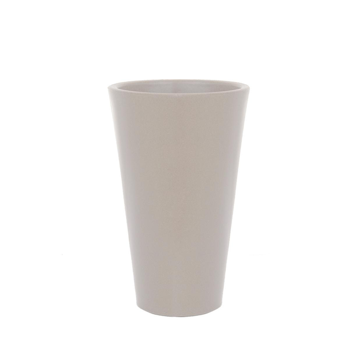 Top Roto Döner Yuvarlak Saksı Ø39X80 Taş