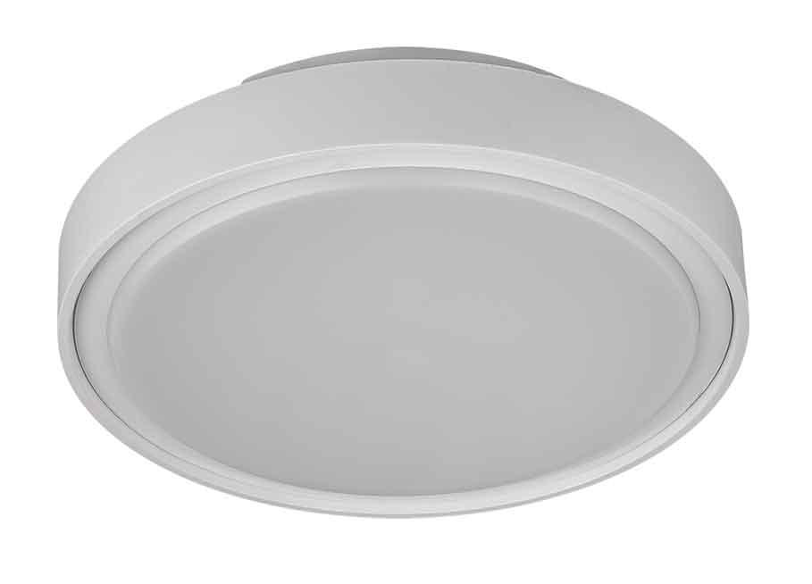 Sunlight 2Xe27 (Max.2X9W) Yuvarlak Plafon Işığı Beyaz Ip65 Ø300Xh91Mm