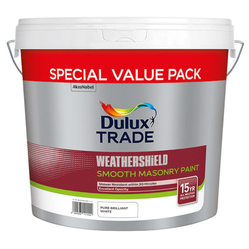 Dulux Weathershield Pürüzsüz Duvar Boyası Beyaz 11L