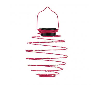 Ezsolar Spiral Işık 22,5Cm 35Led Kırmızı